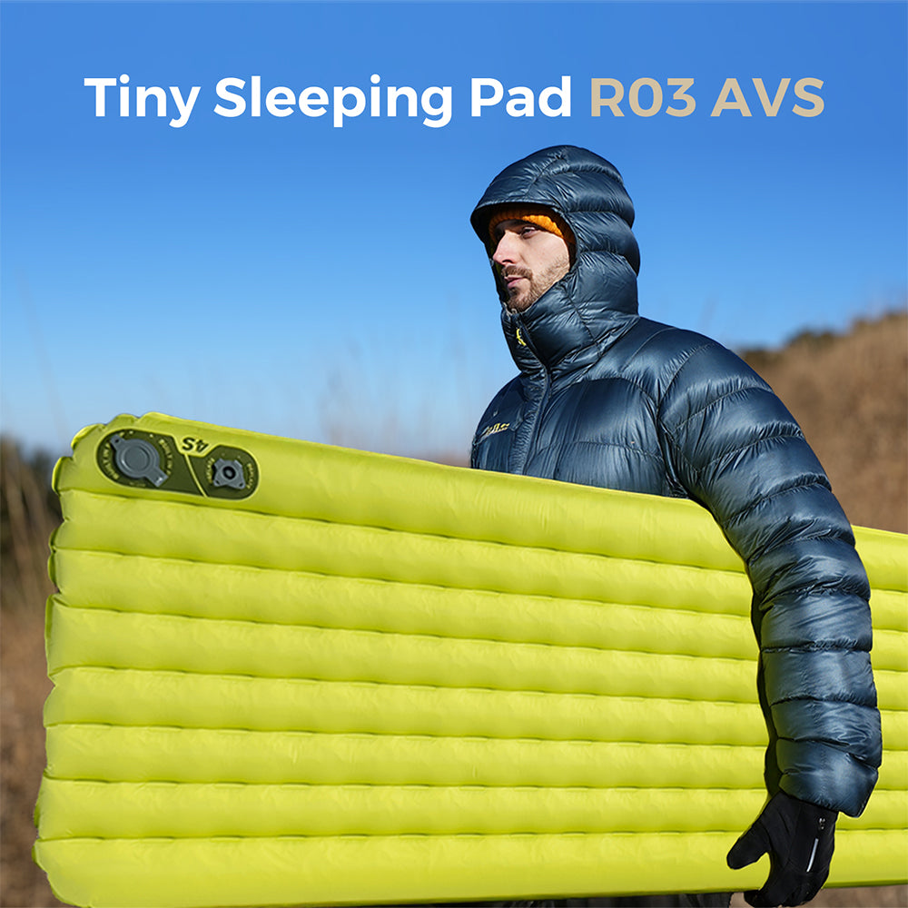 Tiny Sleeping Pad R03 AVS - 3,5 R -Valor 3 temporada para dormir con bomba