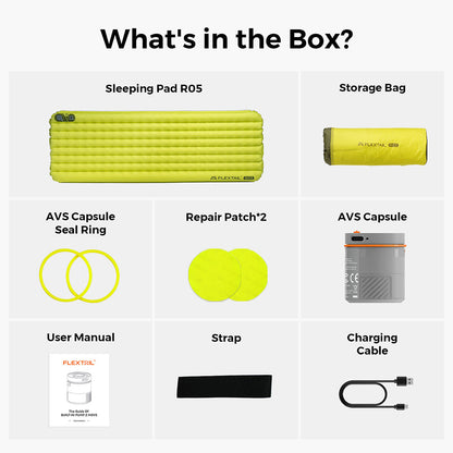Tiny Sleeping Pad R03 AVS - 3,5 R -Valor 3 temporada para dormir con bomba