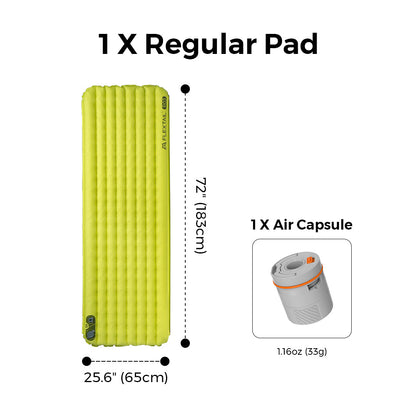 Tiny Sleeping Pad R03 AVS - 3,5 R -Valor 3 temporada para dormir con bomba